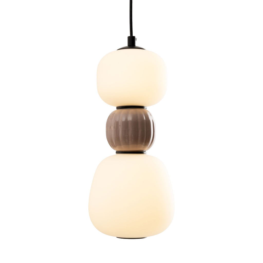 Maxlight Lampa wisząca Modern 13W - Metal + szkło - Czarny P0628