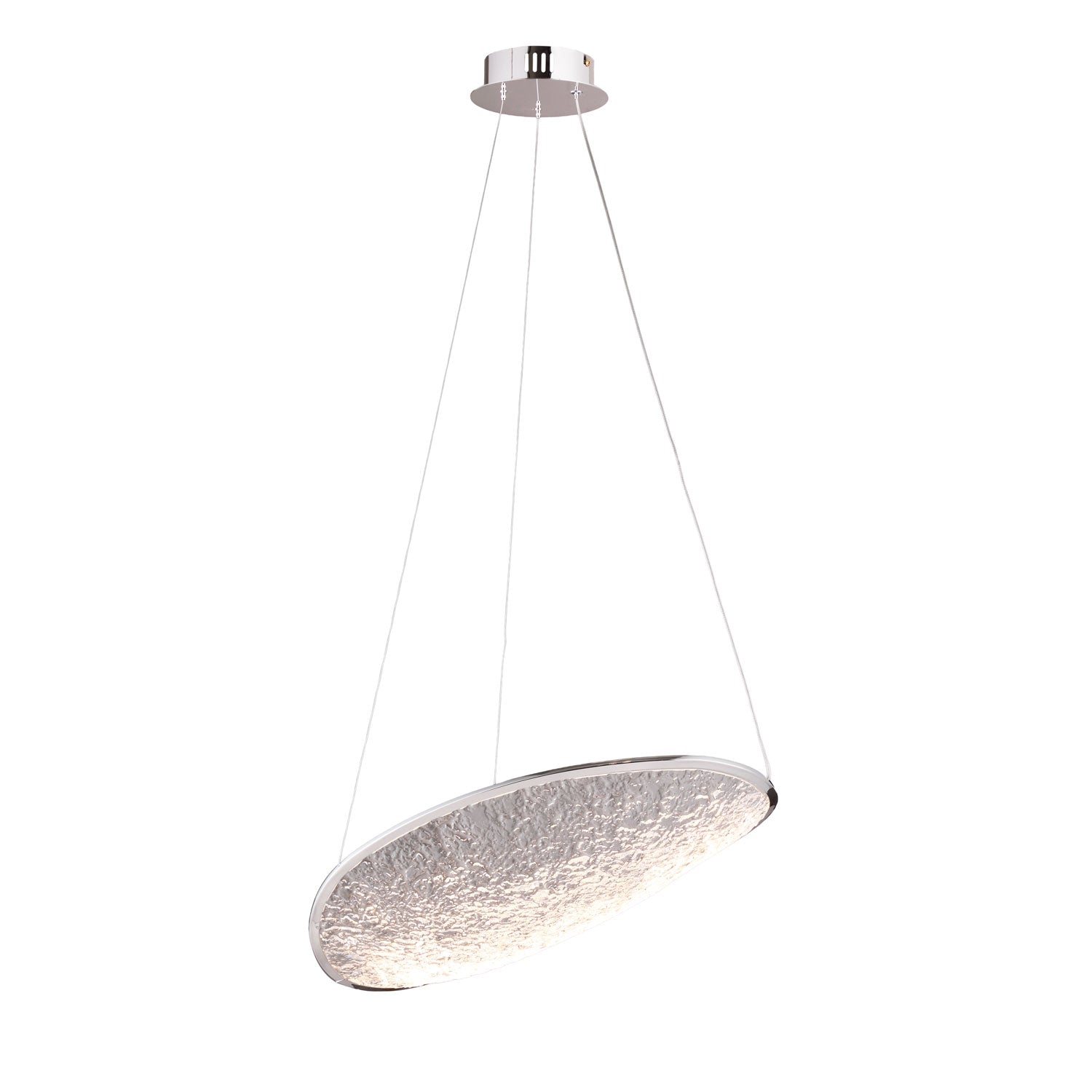 Maxlight Lampa wisząca Empire 17W - Metal + akryl - Chrom P0636D