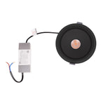 Maxlight Oprawa wpuszczana Vector 10W - Aluminium - Czarny H0140