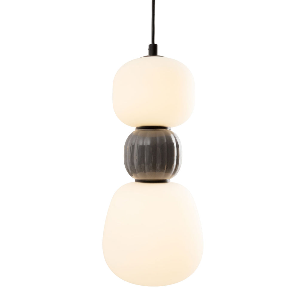 Maxlight Lampa wisząca Modern 13W - Metal + szkło - Czarny P0629