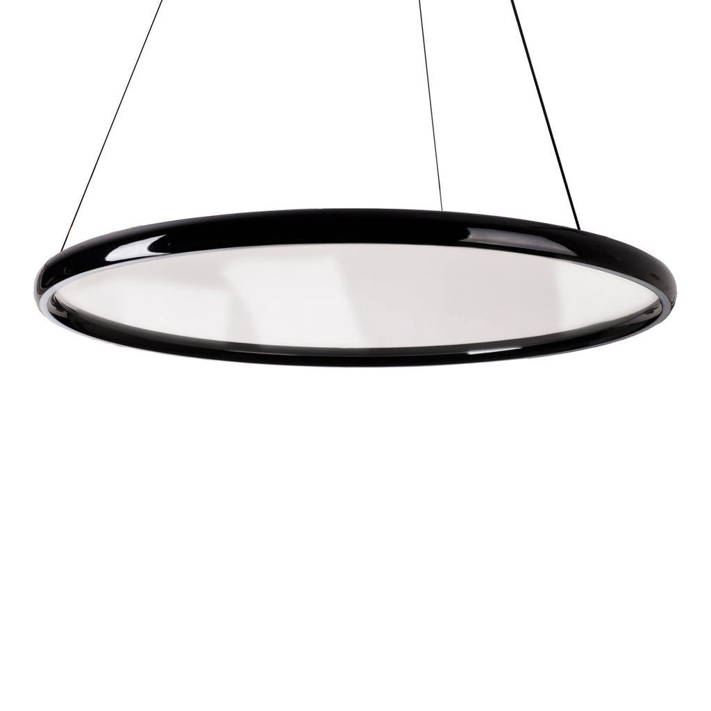Maxlight Lampa wisząca Qled z pilotem - Metal + pmma - Czarny P0557