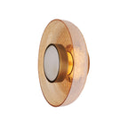 Maxlight Kinkiet Signature - Metal + szkło - Mosiądz + szkło bursztynowe W0352