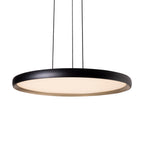 Maxlight Lampa wisząca Vik 48cm - Metal - Czarny + złoty P0556