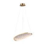Maxlight Lampa wisząca Empire 17W - Metal + akryl - Złoty P0637D