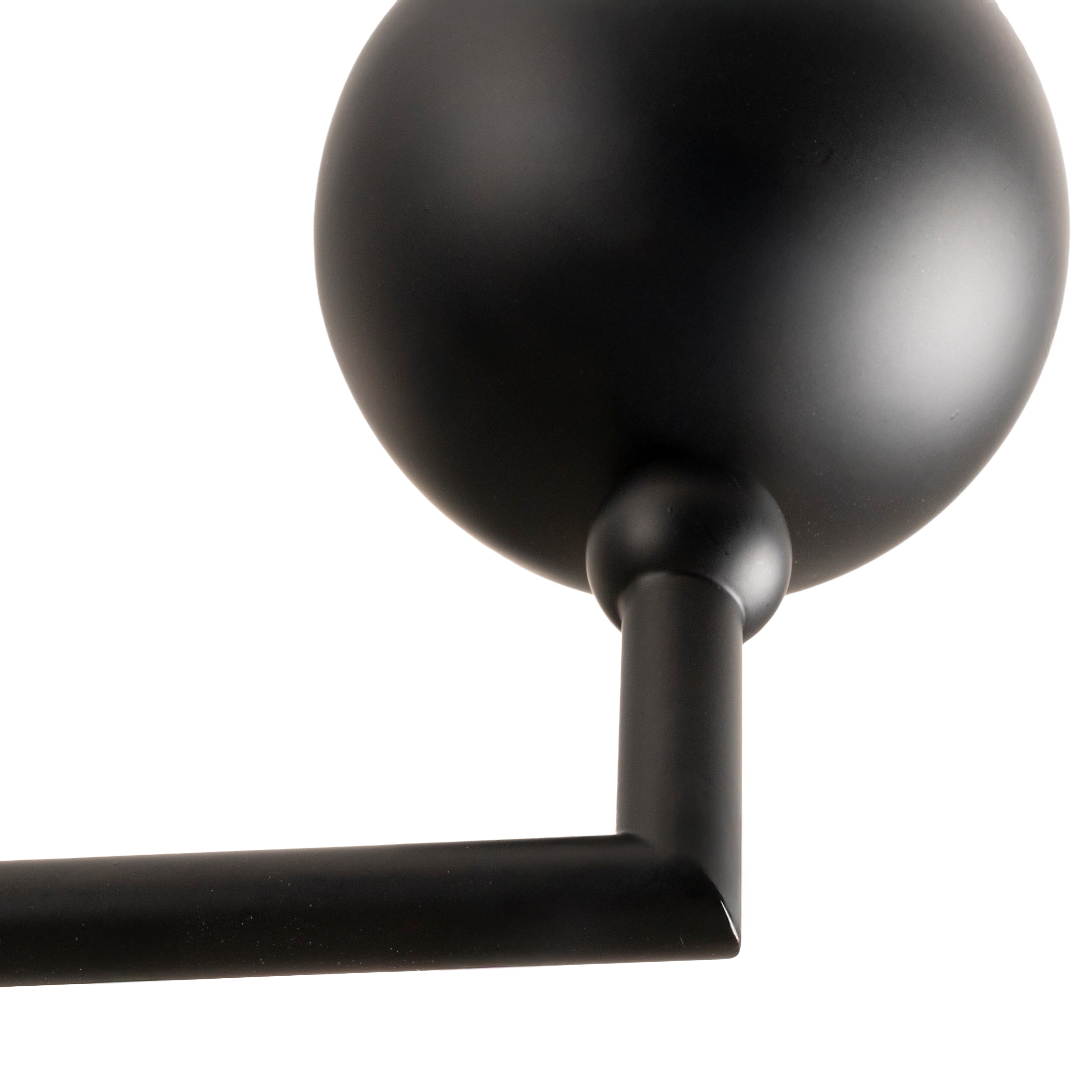 Maxlight Lampa wisząca Nova - Metal + szkło - Czarny P0632
