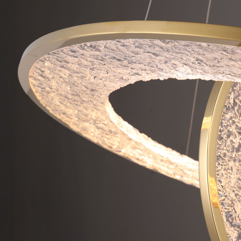 Maxlight Lampa wisząca Alexia - Metal + akryl - Złoty P0638D