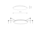 Nowodvorski Puszka CAMELEON CANOPY A MINI 25W only LED 50/60Hz - Stal lakierowana - Biały 10017
