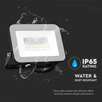 30W Naświetlacz LED SMD / Chip SAMSUNG / Barwa:4000K / Obudowa: Czarna