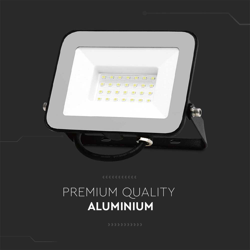30W Naświetlacz LED SMD / Chip SAMSUNG / Barwa:4000K / Obudowa: Czarna