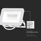 30W Naświetlacz LED SMD / Chip SAMSUNG / Barwa:6500K / Obudowa: Biała