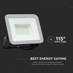 50W Naświetlacz LED SMD / Chip SAMSUNG / Barwa:6500K / Obudowa: Czarna