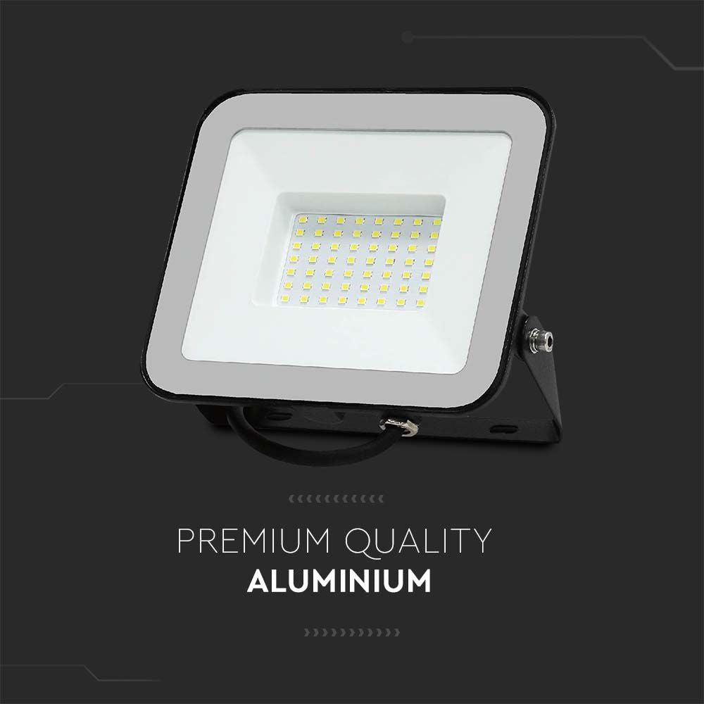 50W Naświetlacz LED SMD / Chip SAMSUNG / Barwa:6500K / Obudowa: Czarna