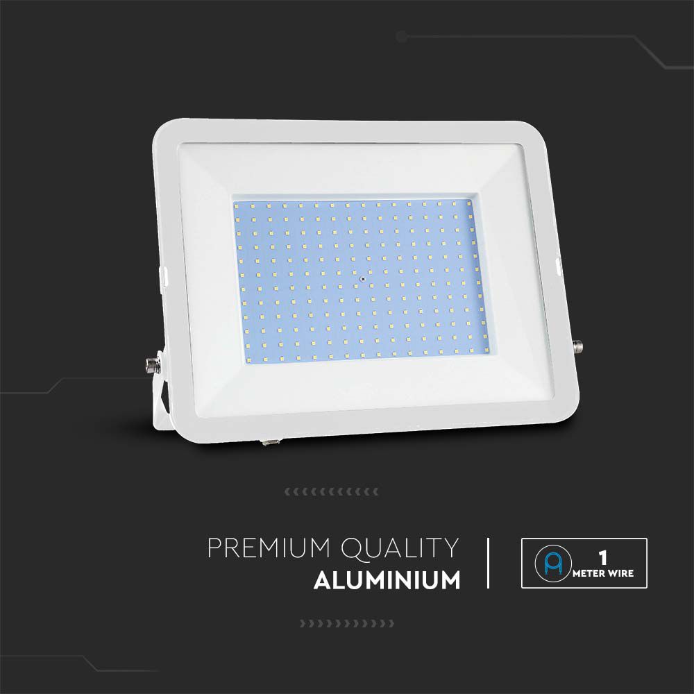 200W Naświetlacz LED SMD / Chip SAMSUNG / Barwa:4000K / Obudowa: Biała