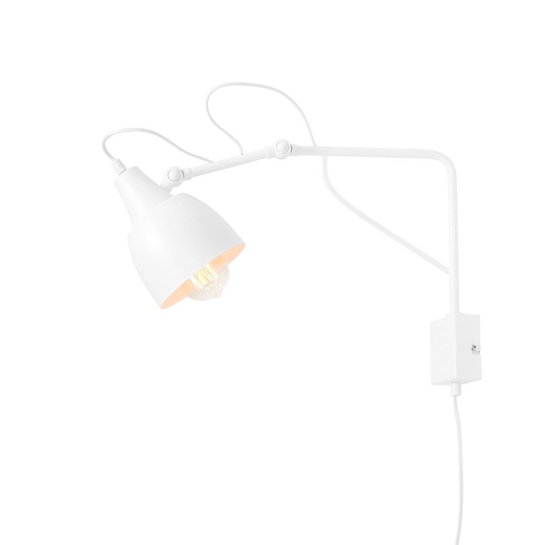 Aldex Kinkiet Soho Mały White - Metal - Biały 1002C_M