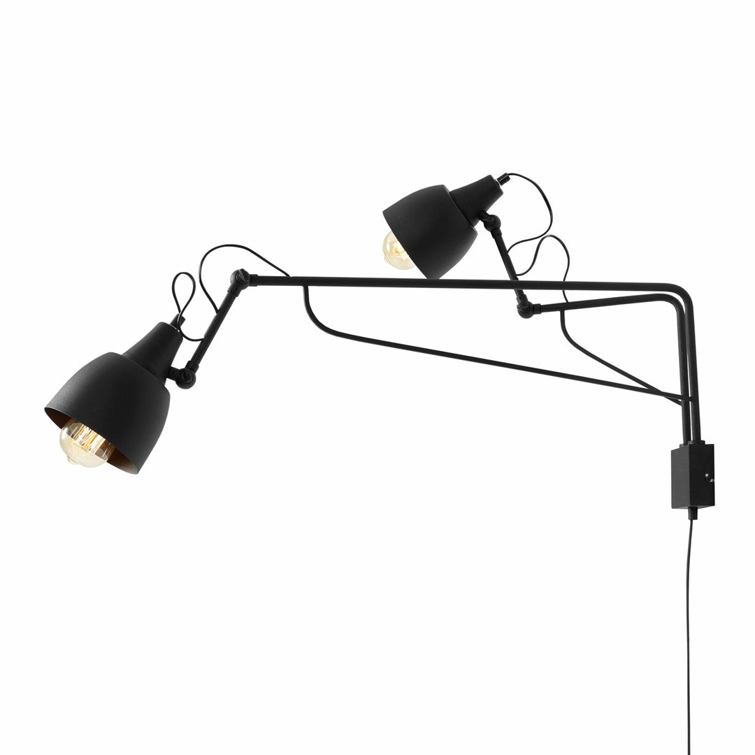 Aldex Kinkiet Soho 2 Black - Metal - Czarny 1002D1