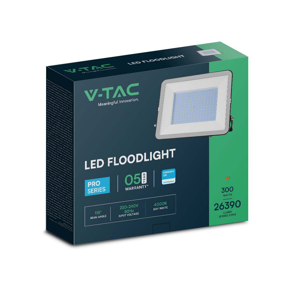 300W Naświetlacz LED SMD / Chip SAMSUNG / Barwa:4000K / Obudowa: Czarna