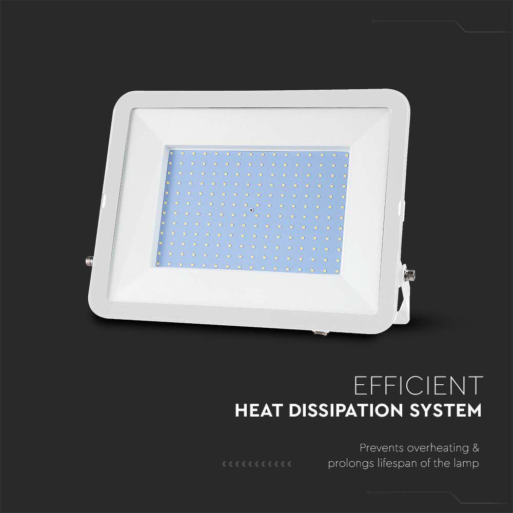 300W Naświetlacz LED SMD / Chip SAMSUNG / Barwa:4000K / Obudowa: Biała