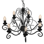 żyrandol Mauro black 7xE14