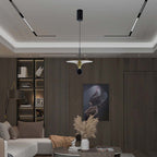 Lampa wisząca LED (30*320*100CM) / Barwa: 3000K / Kolor: Czarny / Obudowa: Złota