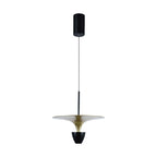 Lampa wisząca LED (30*320*100CM) / Barwa: 3000K / Kolor: Czarny / Obudowa: Złota