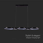 Lampa wisząca LED (95*100CM) / Barwa: 3000K / Obudowa: Czarna