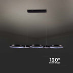 Lampa wisząca LED (95*100CM) / Barwa: 3000K / Obudowa: Czarna