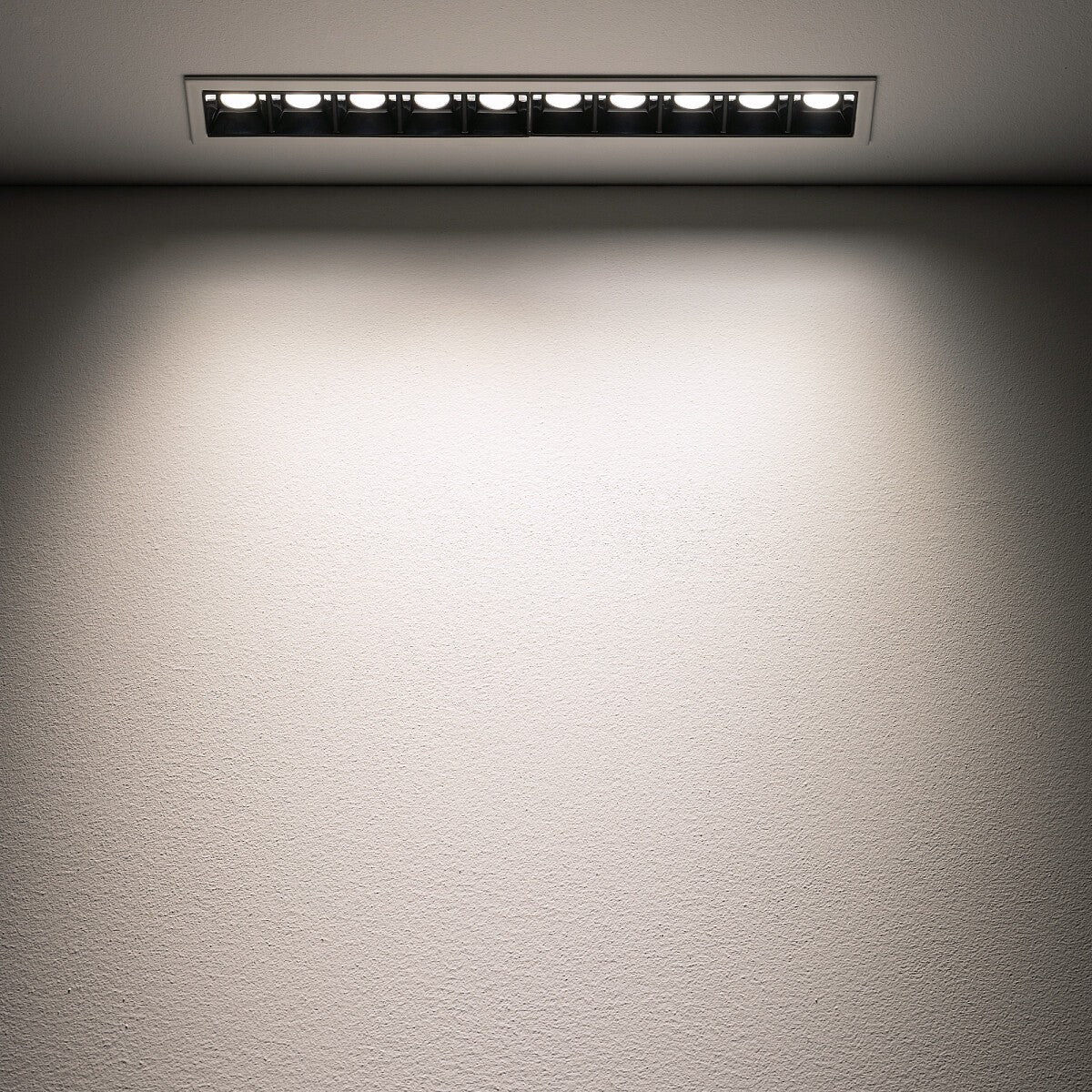 Nowodvorski Lampa downlights podtynkowa MINI LED RECESSED 20W 50/60Hz - Aluminium lakierowane - Biały II 10046 - lampa włączona