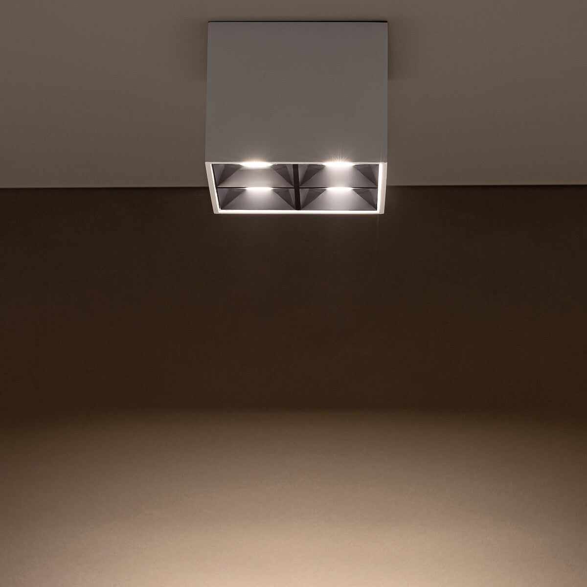 Nowodvorski Lampa downlights natynkowa MIDI LED 16W 50/60Hz - Aluminium lakierowane - Biały I 10047