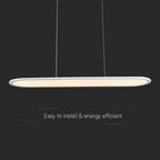 Lampa wisząca LED (80*100CM) / Barwa: 4000K / Obudowa: Biała