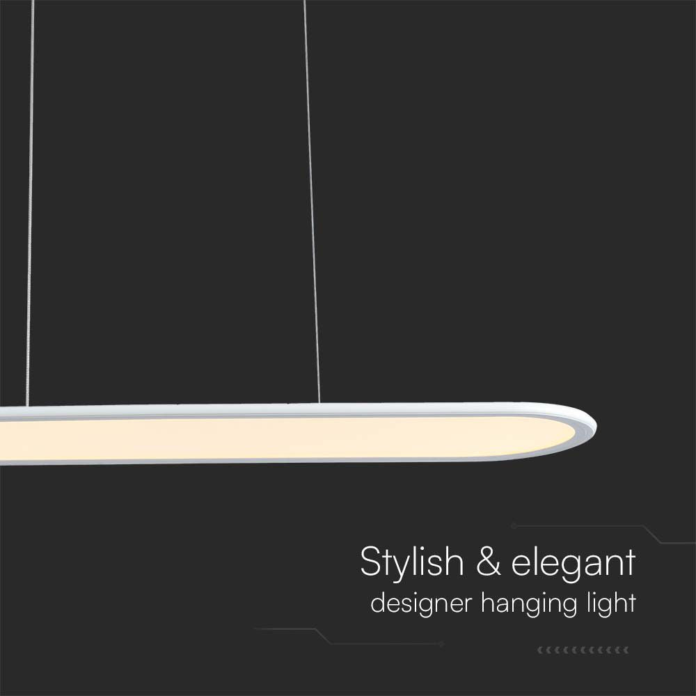 Lampa wisząca LED (80*100CM) / Barwa: 3000K / Obudowa: Biała