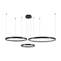 V-TAC Lampa wisząca LED (40*60*80CM) 3000K, kryształowe akrylowe wnętrze - Czarny VT-10054