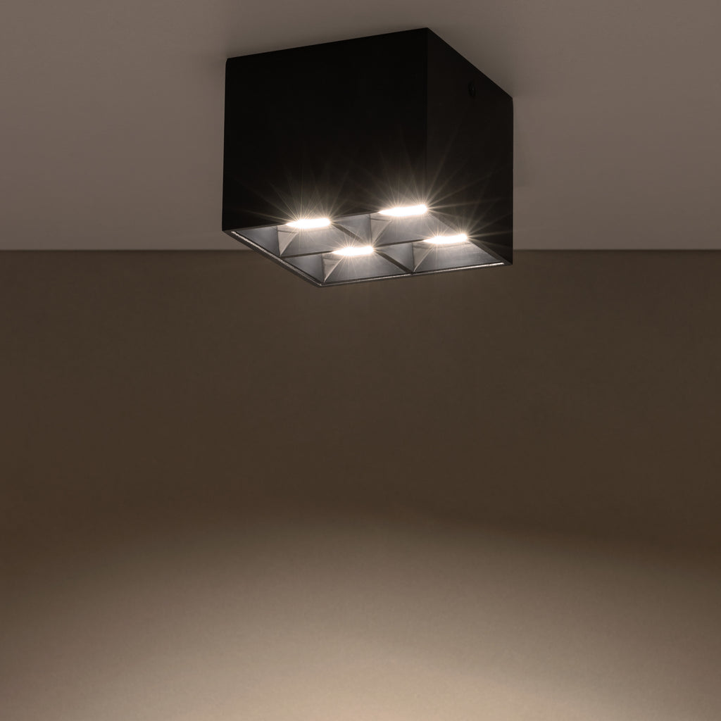 Nowodvorski Lampa downlights natynkowa MIDI LED 16W 50/60Hz - Aluminium lakierowane - Czarny I