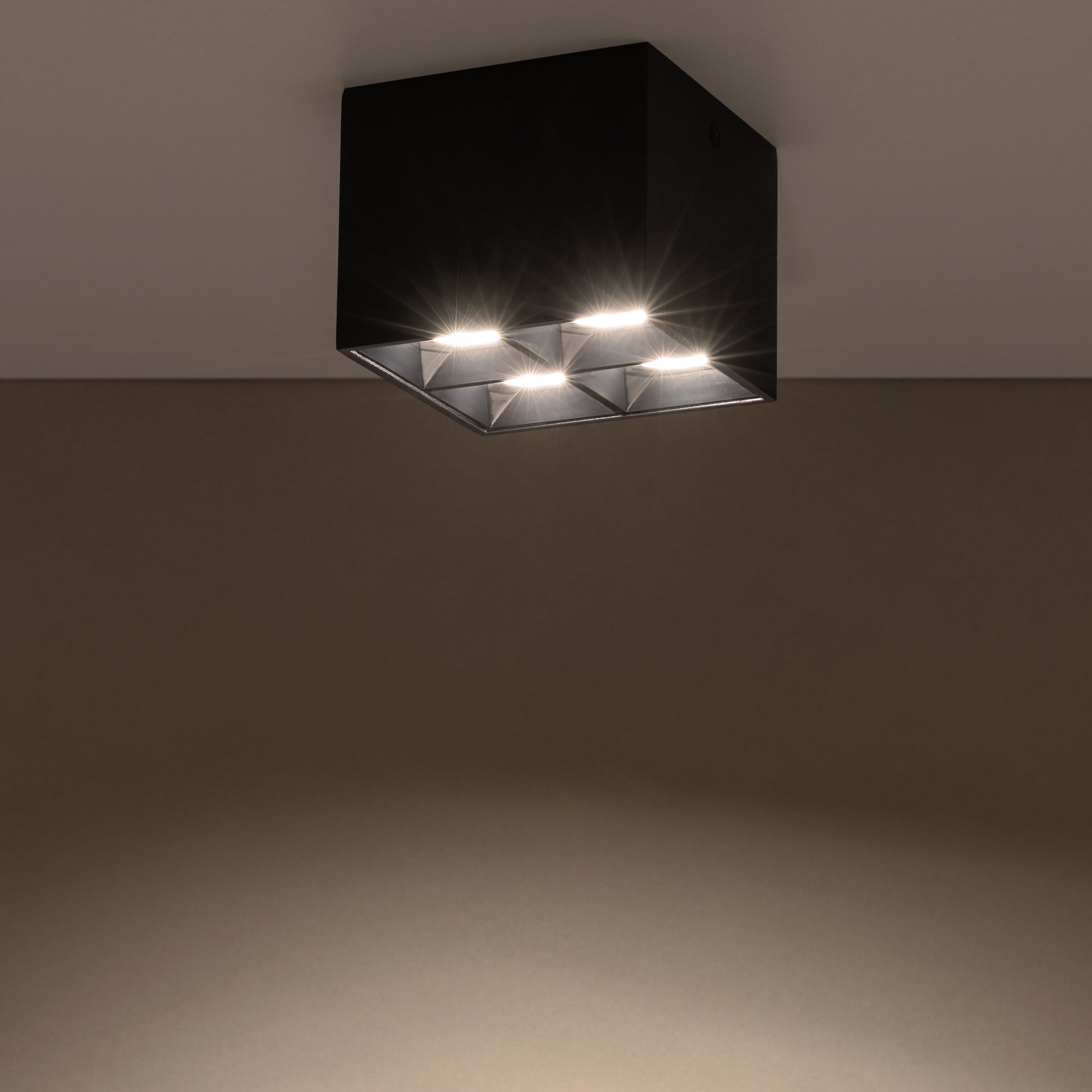 Nowodvorski Lampa downlights natynkowa MIDI LED 16W 50/60Hz - Aluminium lakierowane - Czarny I