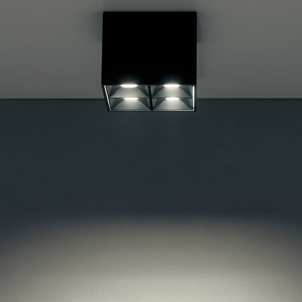 Nowodvorski Lampa downlights natynkowa MIDI LED 16W 50/60Hz - Aluminium lakierowane - Czarny II 10057
