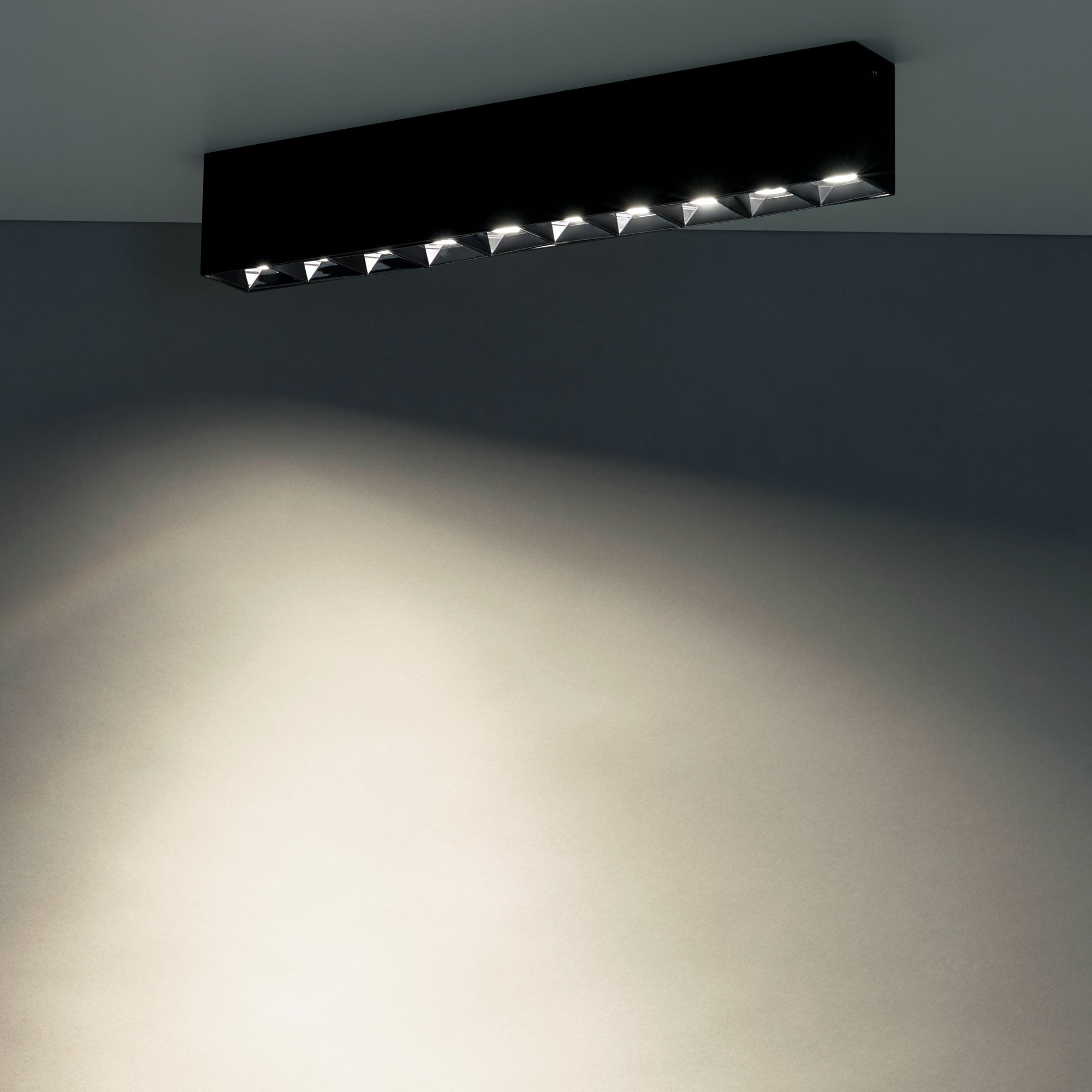 Nowodvorski Lampa downlights natynkowa MIDI LED 40W 50/60Hz - Aluminium lakierowane - Czarny II