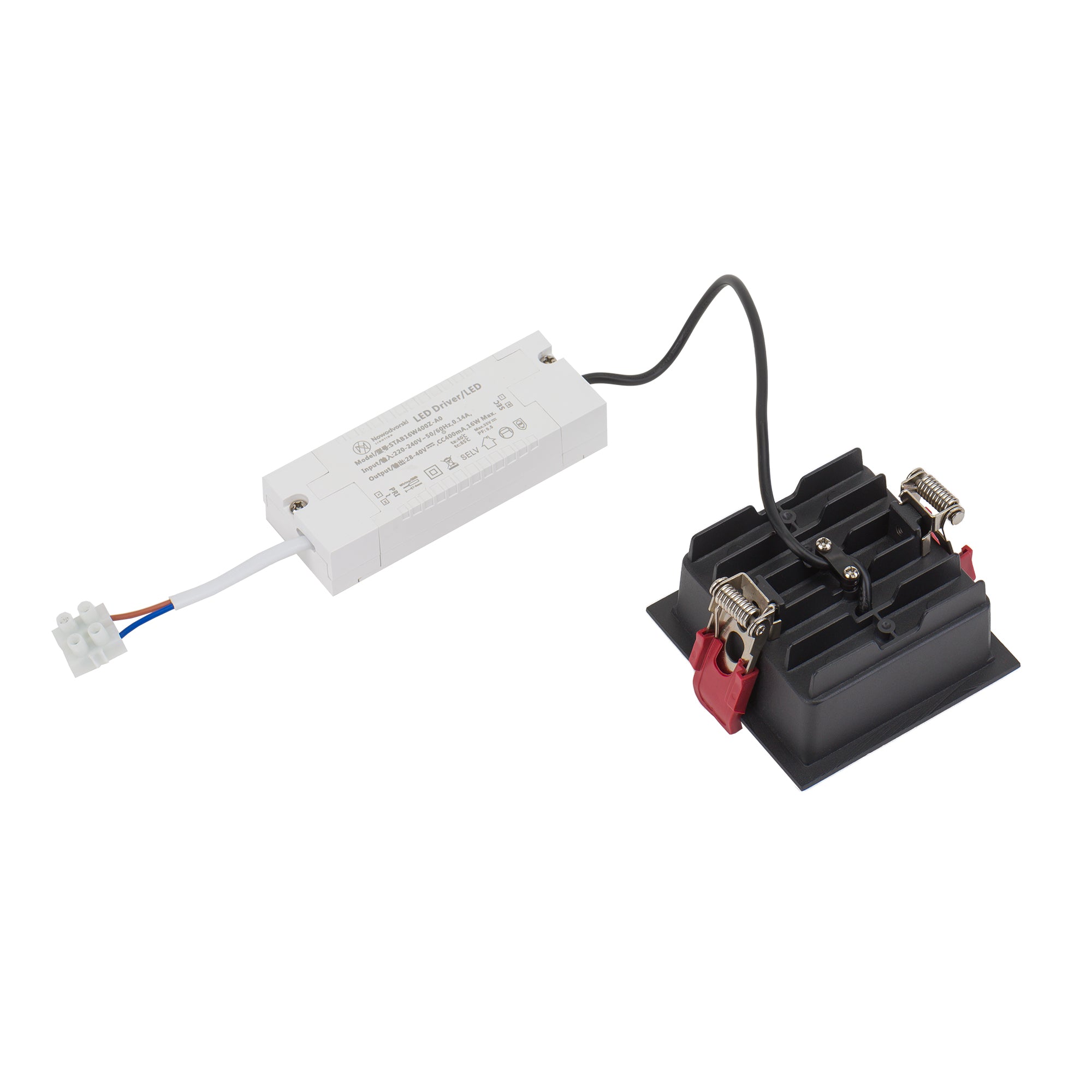 Nowodvorski Lampa downlights podtynkowa MIDI LED RECESSED 16W 50/60Hz - Aluminium lakierowane - Czarny I