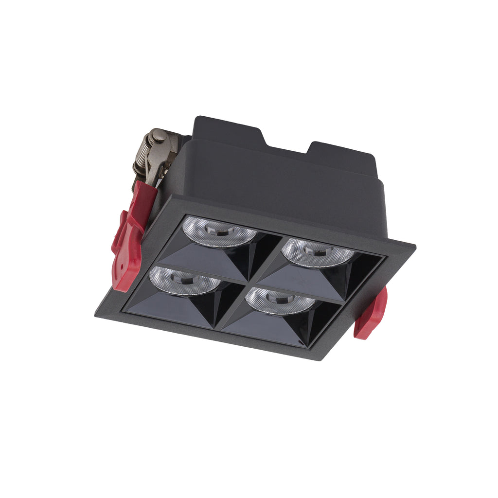 Nowodvorski Lampa downlights podtynkowa MIDI LED RECESSED 16W 50/60Hz - Aluminium lakierowane - Czarny I