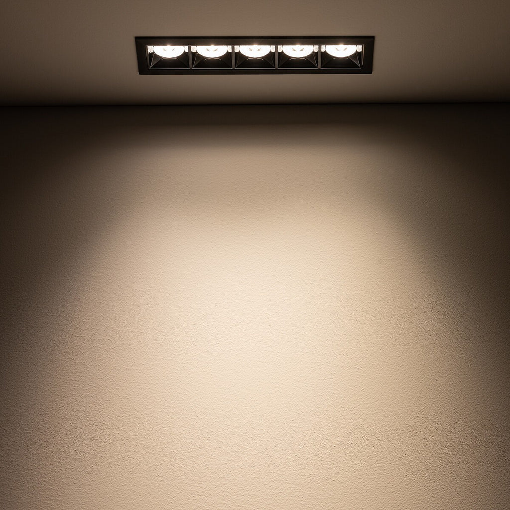 Nowodvorski Lampa downlights podtynkowa MIDI LED RECESSED 20W 50/60Hz - Aluminium lakierowane - Czarny I 10062