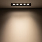 Nowodvorski Lampa downlights podtynkowa MIDI LED RECESSED 20W 50/60Hz - Aluminium lakierowane - Czarny I 10062
