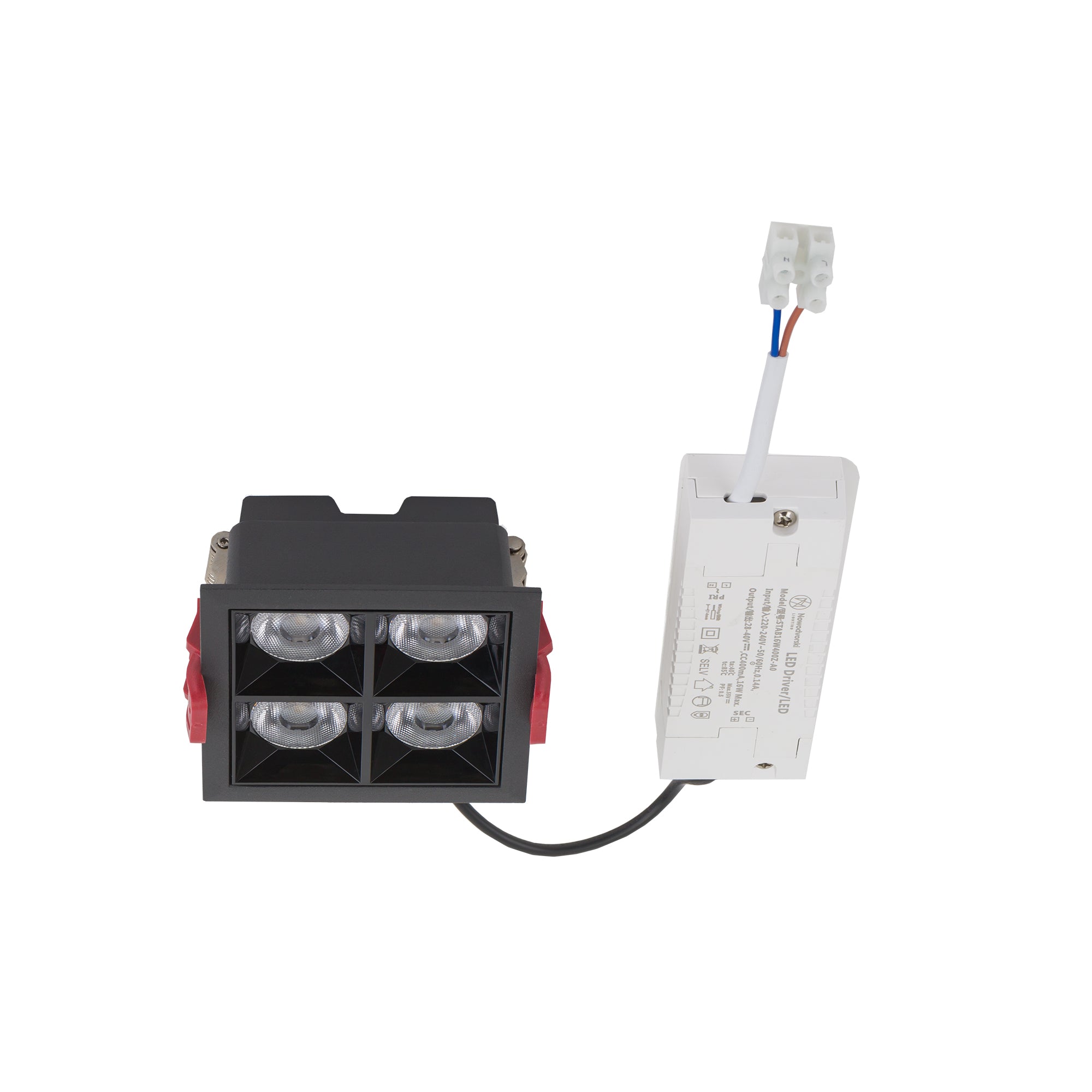 Nowodvorski Lampa downlights podtynkowa MIDI LED RECESSED 16W 50/60Hz - Aluminium lakierowane - Czarny II