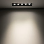Nowodvorski Lampa downlights podtynkowa MIDI LED RECESSED 20W 50/60Hz - Aluminium lakierowane - Czarny II 10065