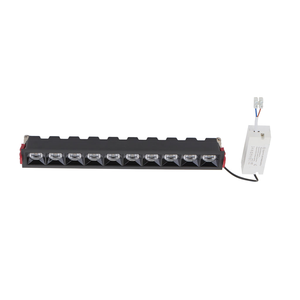 Nowodvorski Lampa downlights podtynkowa MIDI LED RECESSED 40W 50/60Hz - Aluminium lakierowane - Czarny II