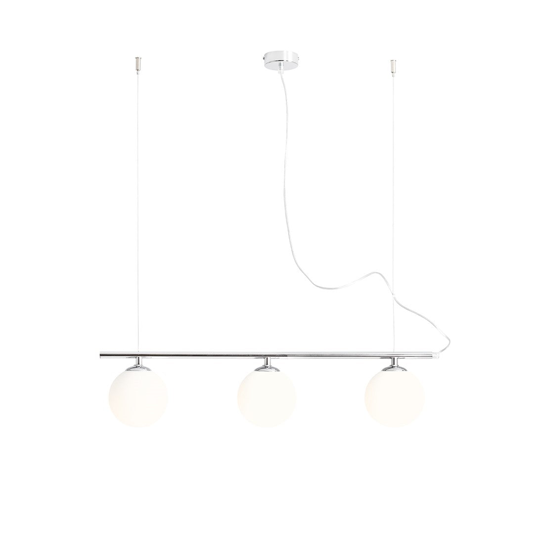 Aldex Lampa Wisząca Beryl Glass 3 Chrome - Metal / szkło - Chrom 1006E_4