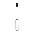 Lampa wisząca LED (40CM) / Barwa: 4000K / Obudowa: Czarna
