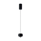 Lampa wisząca LED (10*10*100CM) / Barwa: 4000K / Obudowa: Czarna