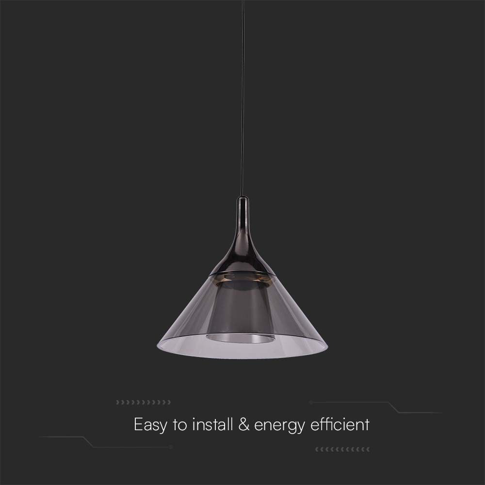 Lampa wisząca LED (19.5*17.5*100CM) / Barwa: 4000K / Obudowa: Czarna