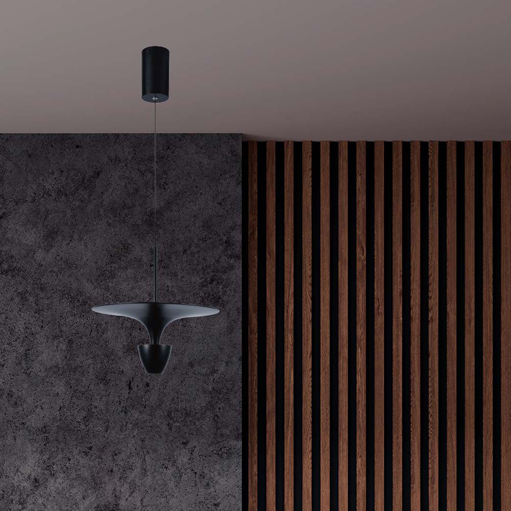 Lampa wisząca LED (30*320*100CM) / Barwa: 3000K / Obudowa: Czarna
