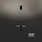 Lampa wisząca LED (30*320*100CM) / Barwa: 4000K / Obudowa: Czarna