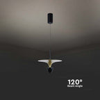 Lampa wisząca LED (30*320*100CM) / Barwa: 4000K / Kolor: Czarny / Obudowa: Złota