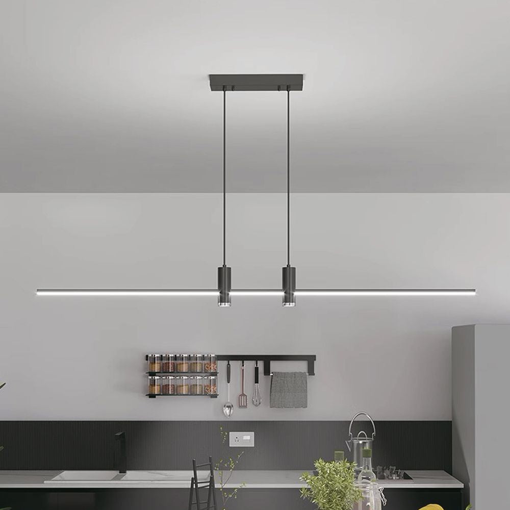 Lampa wisząca LED (80*100CM) / Barwa: 3000K / Obudowa: Czarna